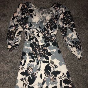 Long sleeve floral romper